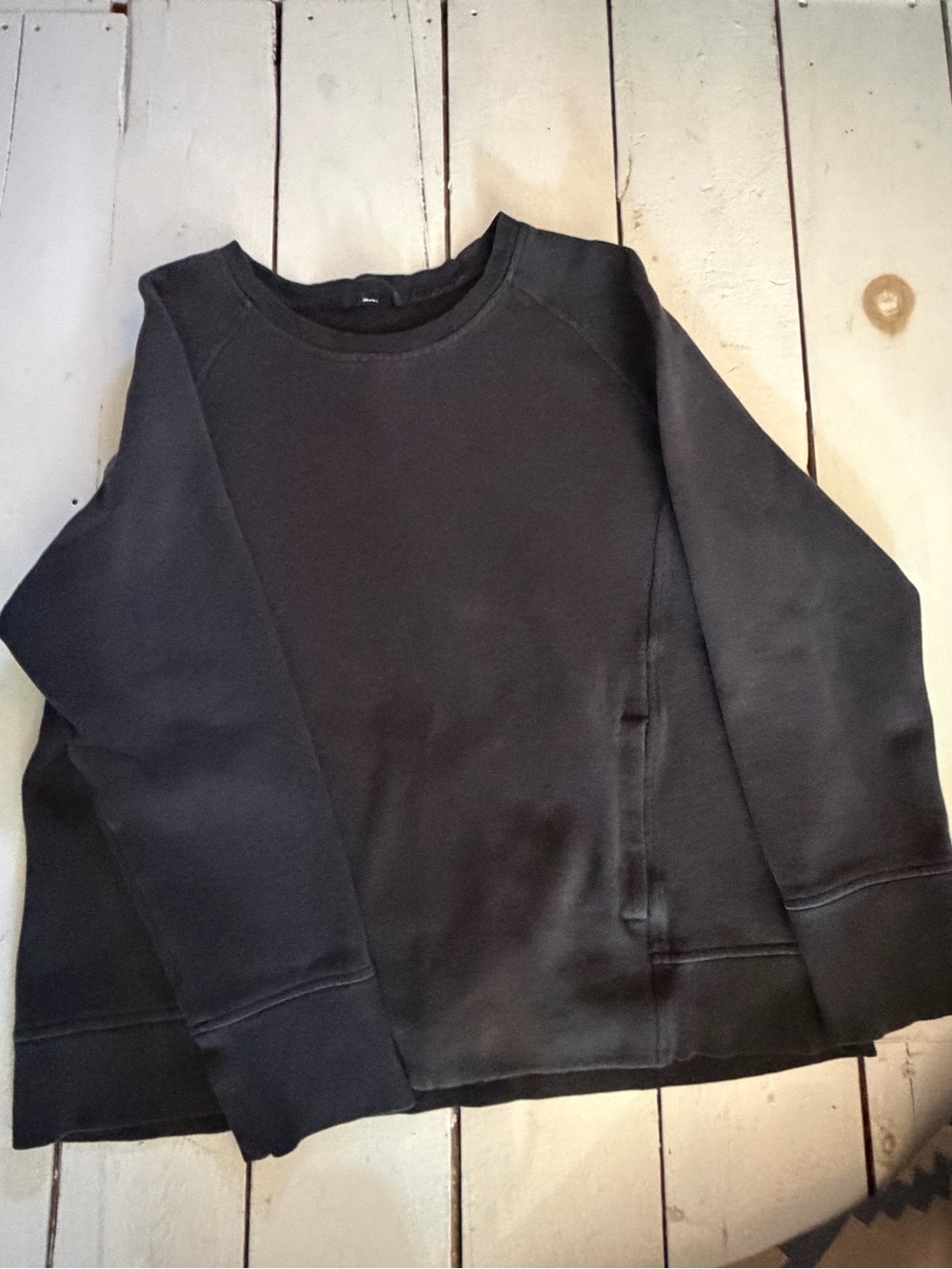 lululemon athletica Black Crewneck Sweatshirt